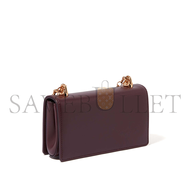DOLCE GABBANA GIRLS PHONE BAG IN LEATHER  (21*14.5*3cm)